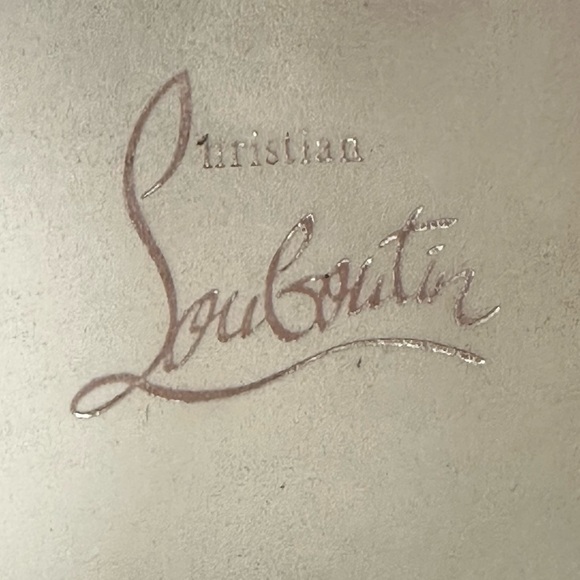 Christian Louboutin Viera 2 Black Croc Embossed Spike Stud Sneakers EU 38 Auth - Picture 8 of 9